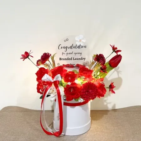 Bloom Box Akrilik Ucapan Grand Opening Cikokol